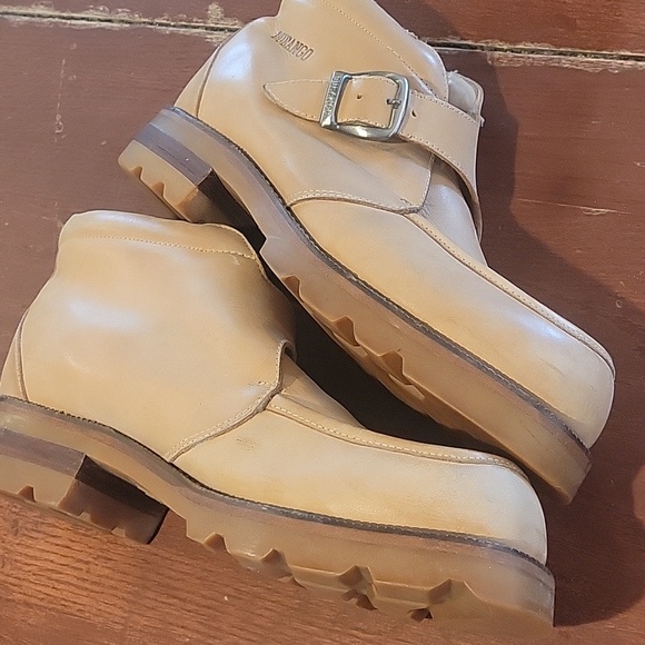 DURANGO LEATHER ANKLE BUCKLE BOOTS   11D  TAN main image 6